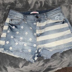American flag shorts